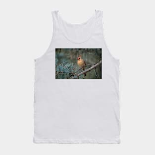 Female Northern Cardinal Tank Top